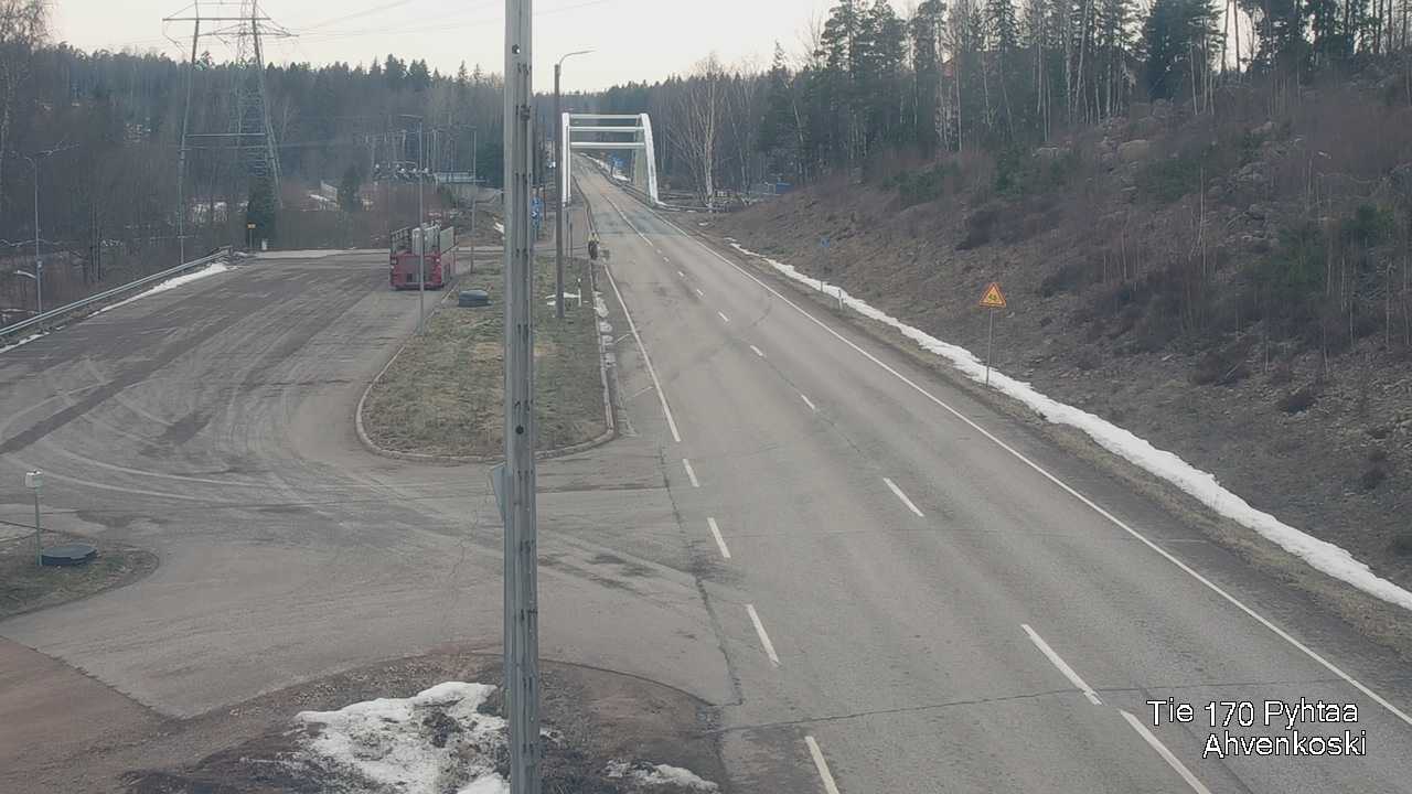 Weather Camera Image Väg 7 Abborrfors, Pyhtää, Kymenlaakso