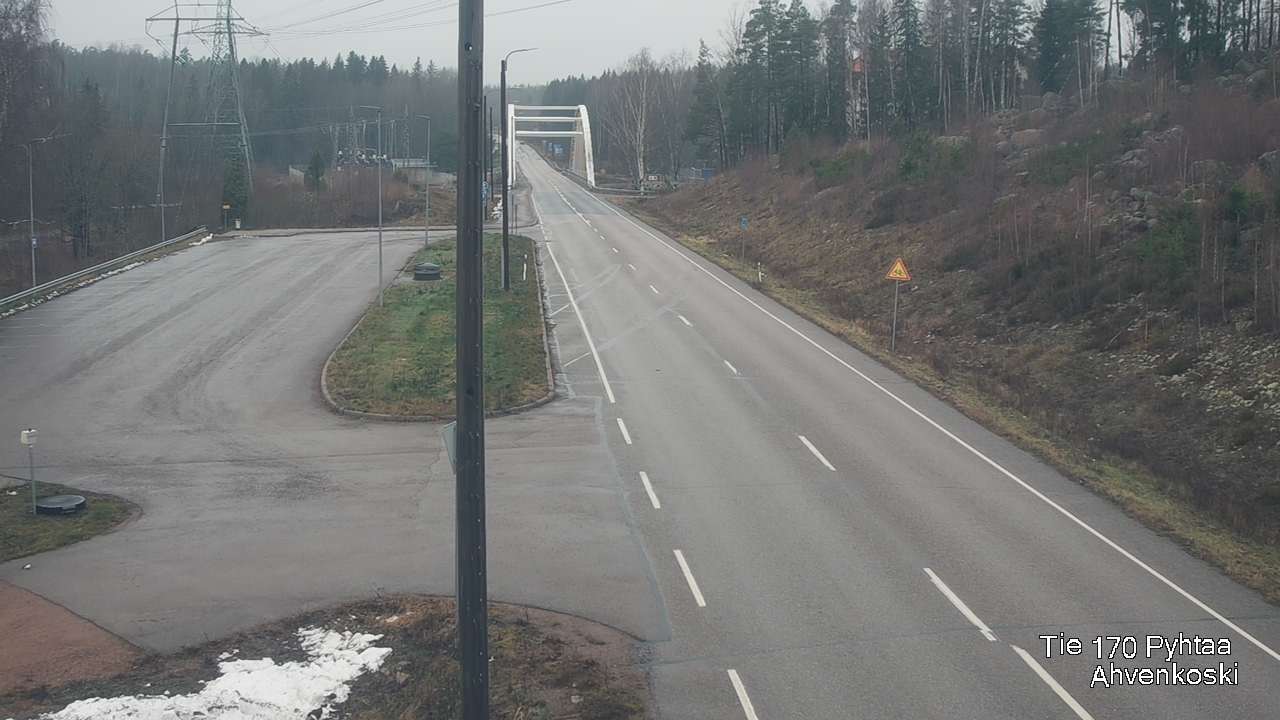 Weather Camera Image Väg 7 Abborrfors, Pyhtää, Kymenlaakso
