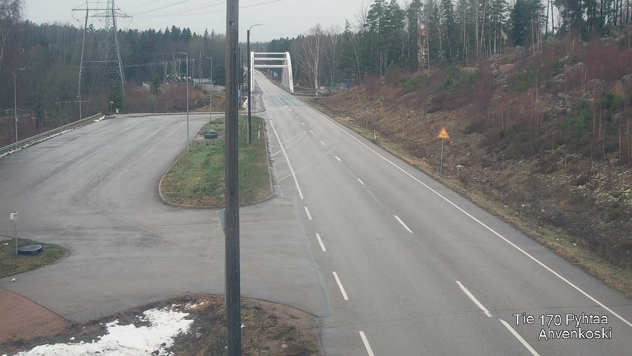 Weather Camera Image Väg 7 Abborrfors, Pyhtää, Kymenlaakso