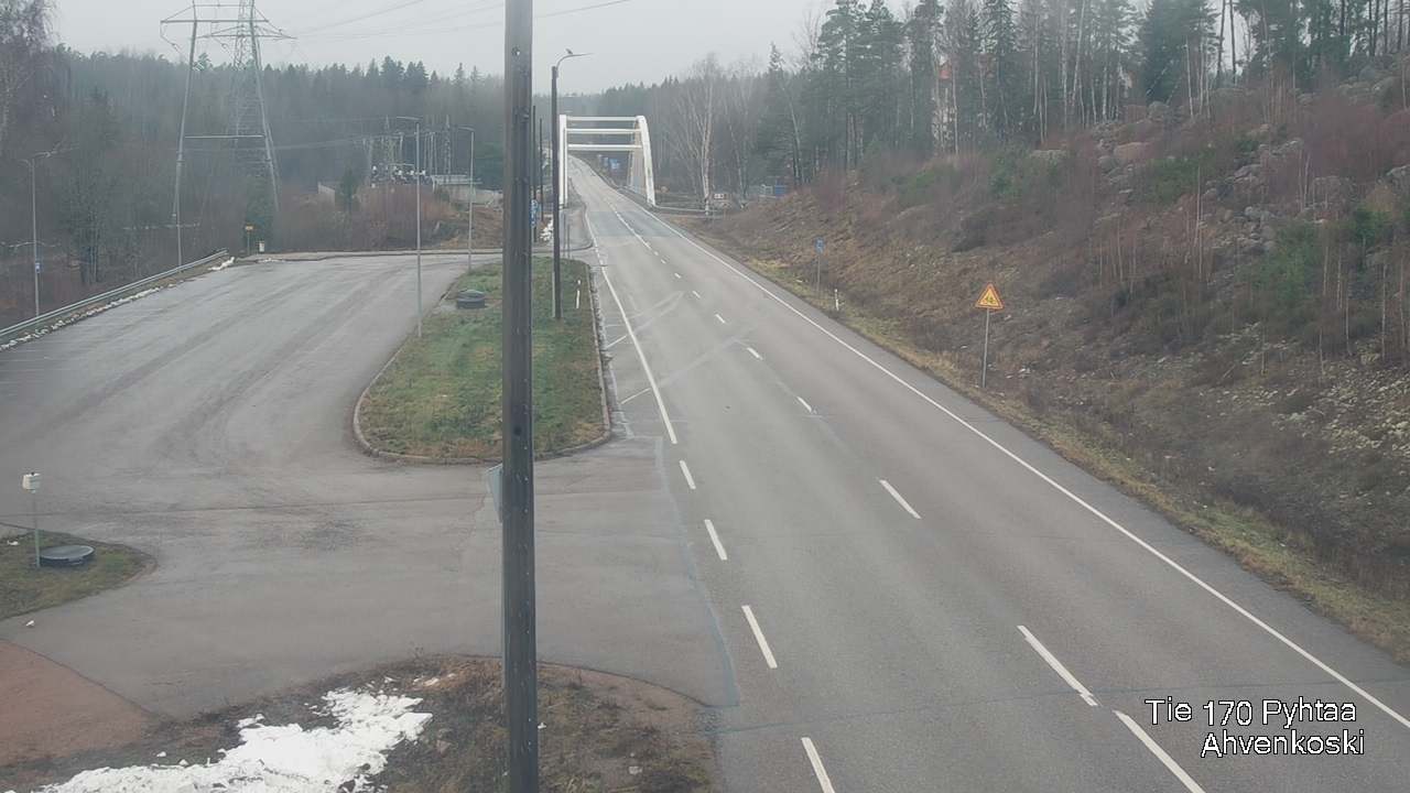 Weather Camera Image Väg 7 Abborrfors, Pyhtää, Kymenlaakso