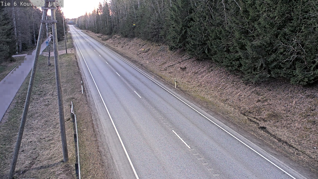 Weather Camera Image Road 6 Kouvola, Utti_YPS, Kouvola, Kymenlaakso