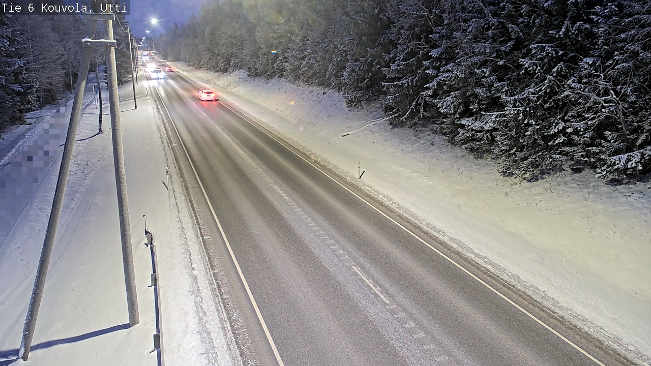 Weather Camera Image Road 6 Kouvola, Utti_YPS, Kouvola, Kymenlaakso