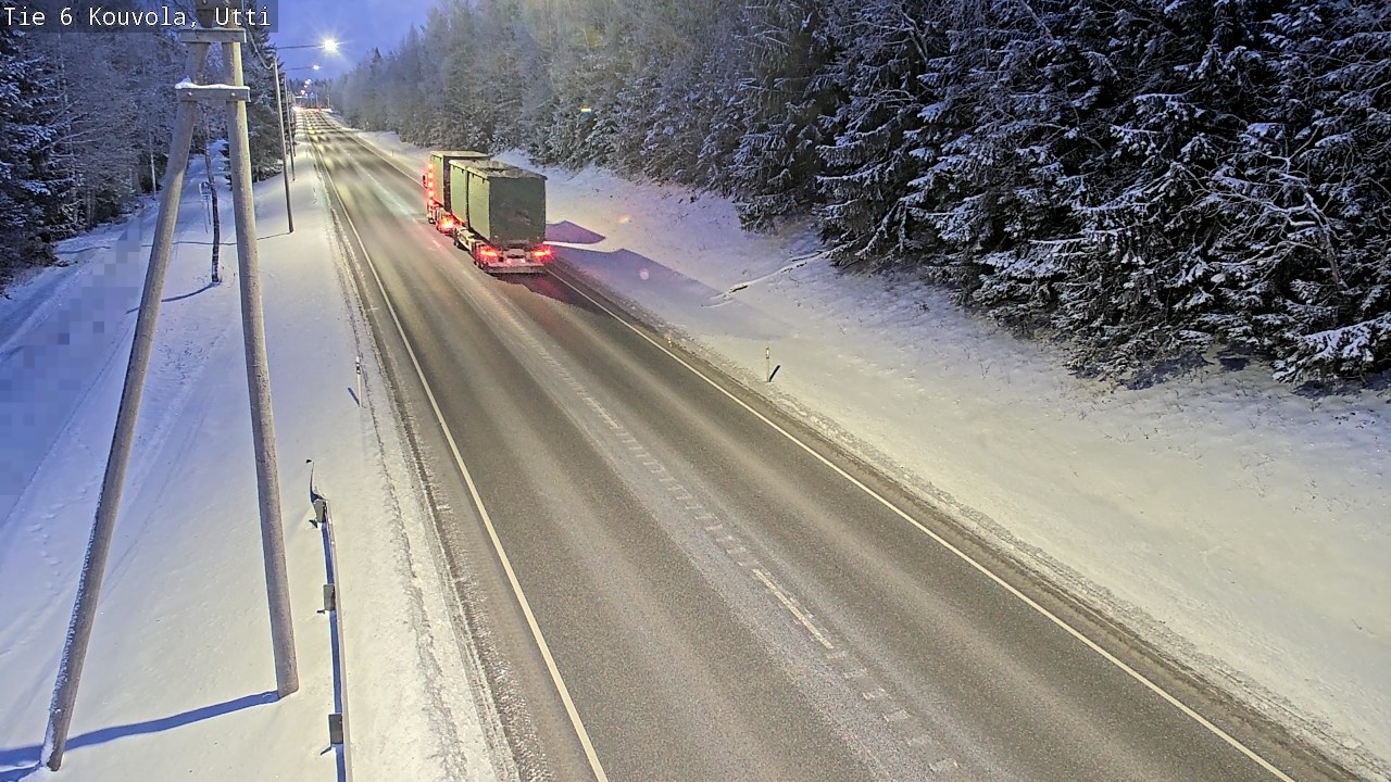 Weather Camera Image Road 6 Kouvola, Utti_YPS, Kouvola, Kymenlaakso