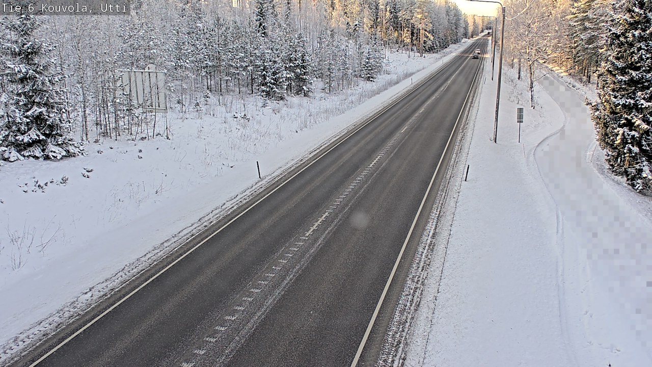 Weather Camera Image Road 6 Kouvola, Utti_YPS, Kouvola, Kymenlaakso