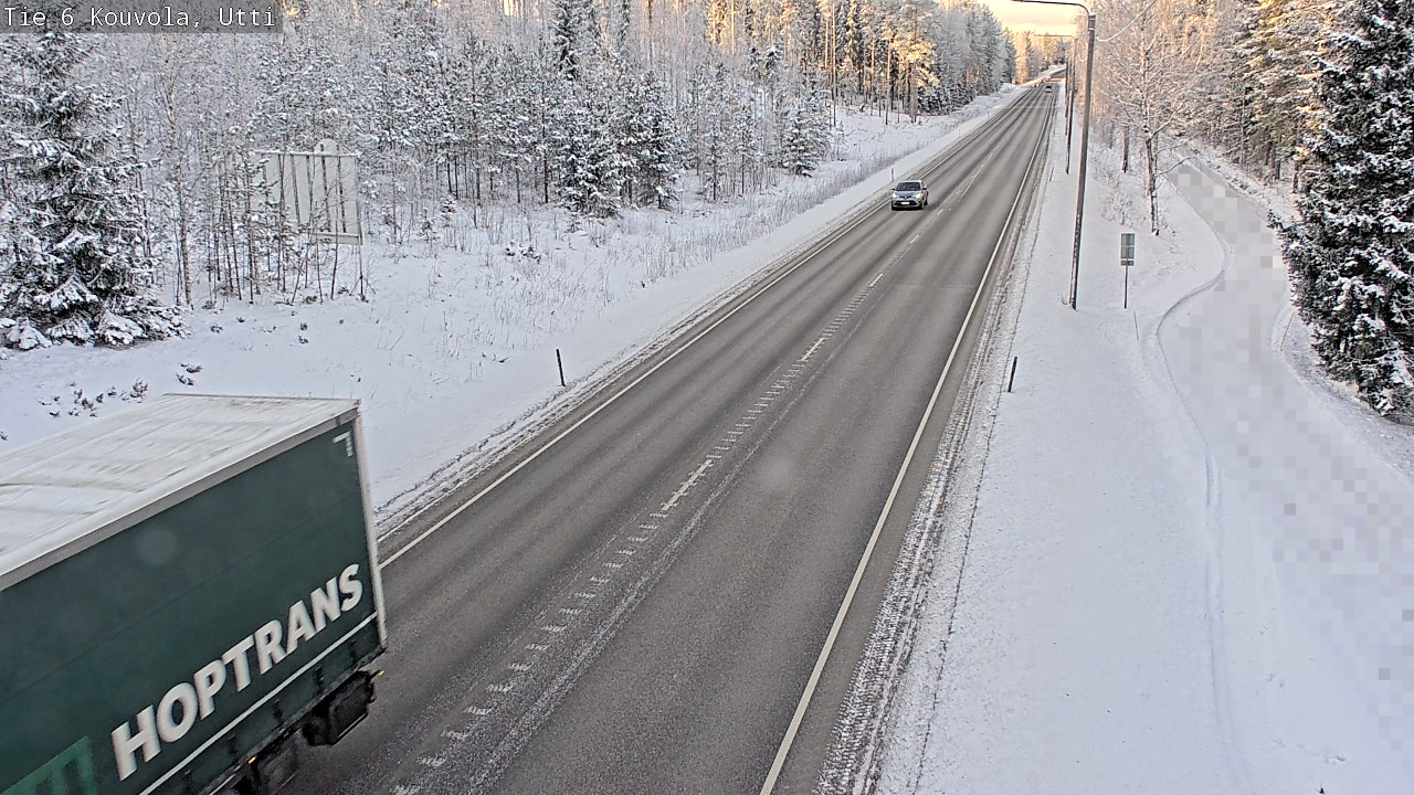 Weather Camera Image Road 6 Kouvola, Utti_YPS, Kouvola, Kymenlaakso