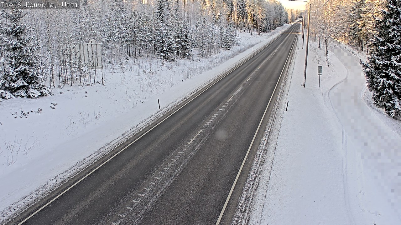 Weather Camera Image Road 6 Kouvola, Utti_YPS, Kouvola, Kymenlaakso