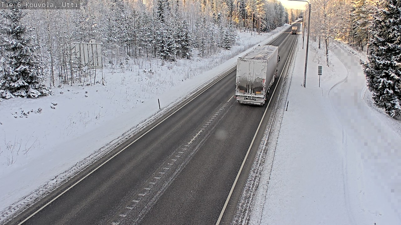 Weather Camera Image Road 6 Kouvola, Utti_YPS, Kouvola, Kymenlaakso