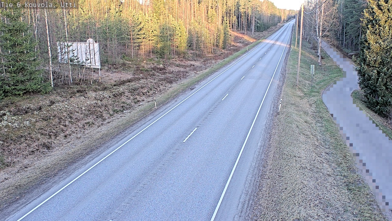Weather Camera Image Road 6 Kouvola, Utti_YPS, Kouvola, Kymenlaakso