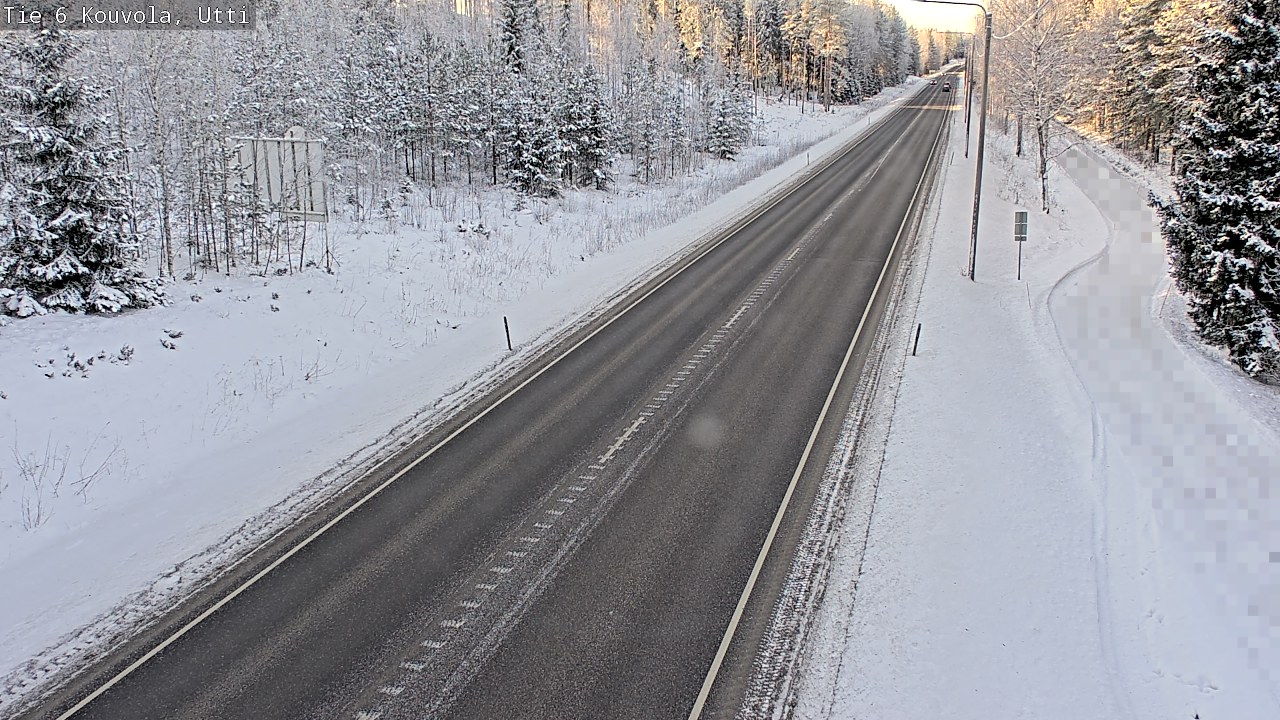 Weather Camera Image Road 6 Kouvola, Utti_YPS, Kouvola, Kymenlaakso