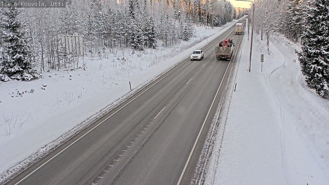 Weather Camera Image Road 6 Kouvola, Utti_YPS, Kouvola, Kymenlaakso