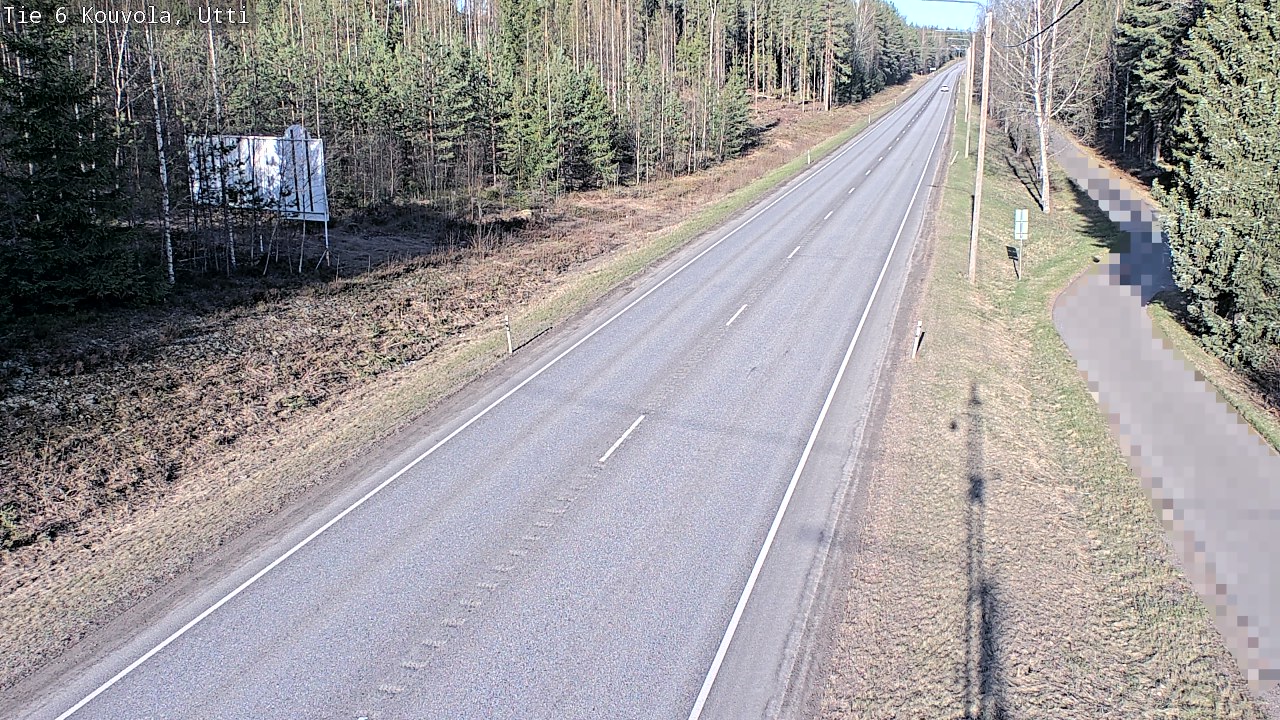 Weather Camera Image Road 6 Kouvola, Utti_YPS, Kouvola, Kymenlaakso