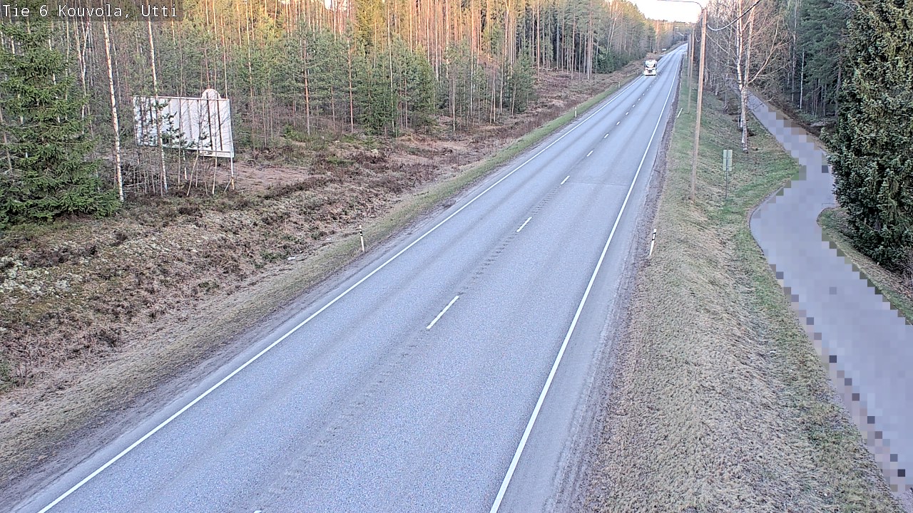 Weather Camera Image Road 6 Kouvola, Utti_YPS, Kouvola, Kymenlaakso