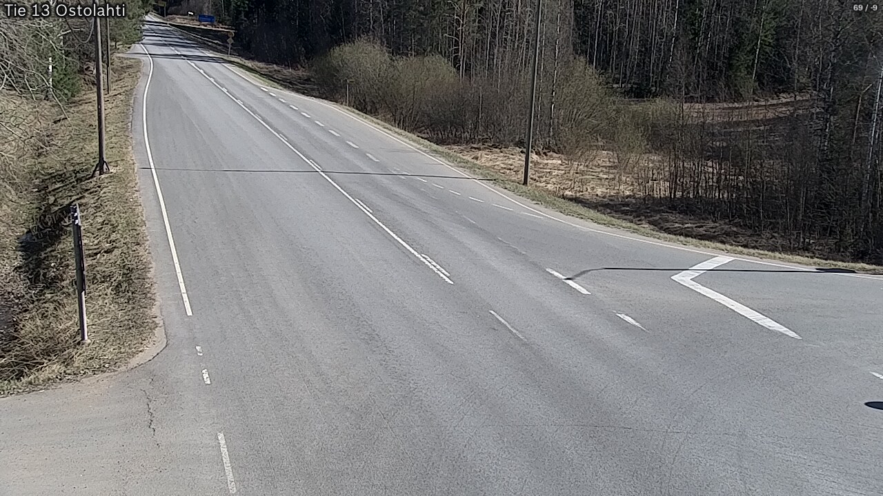 Weather Camera Image Road 13 Ostolahti, Mikkeli, Etelä-Savo