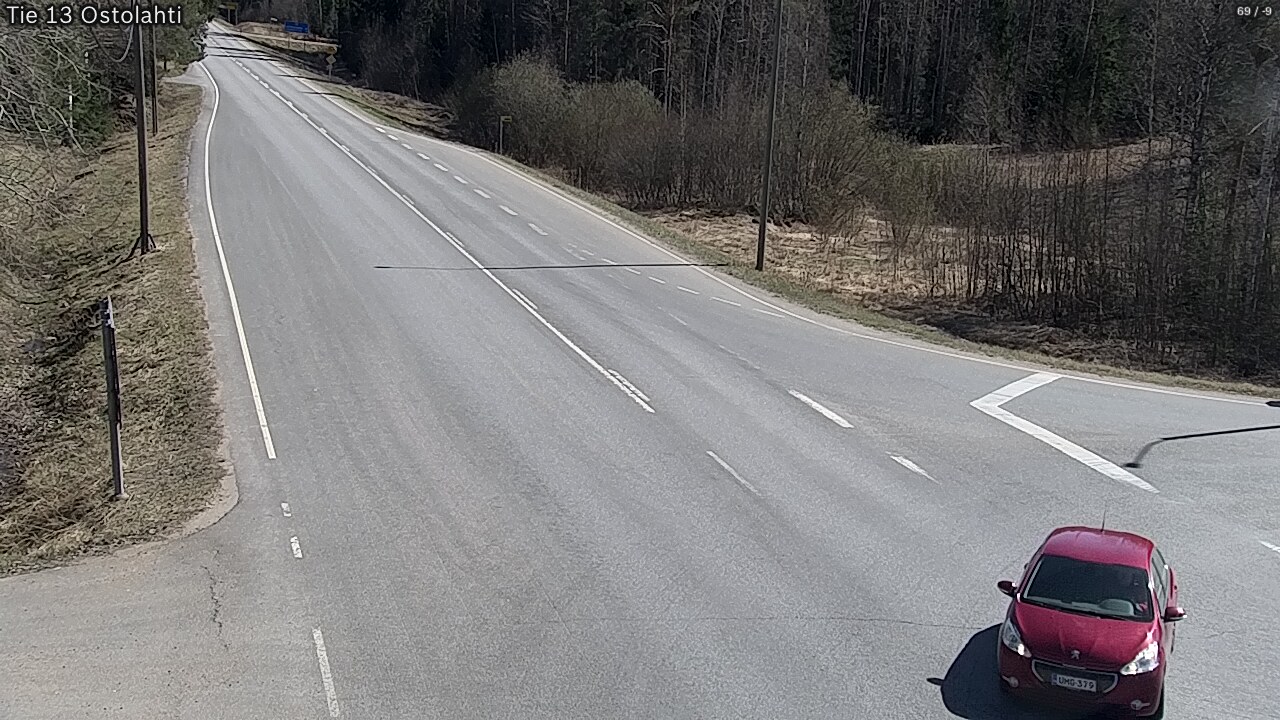 Weather Camera Image Road 13 Ostolahti, Mikkeli, Etelä-Savo
