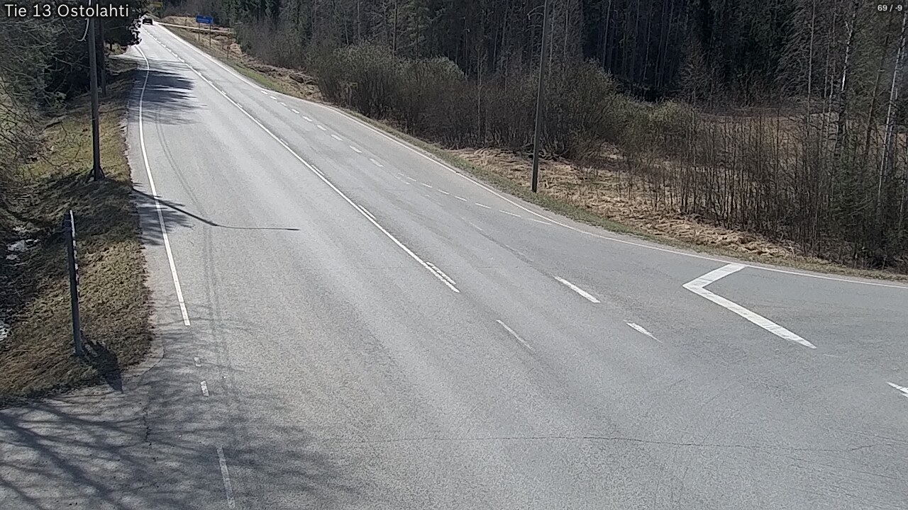 Weather Camera Image Road 13 Ostolahti, Mikkeli, Etelä-Savo