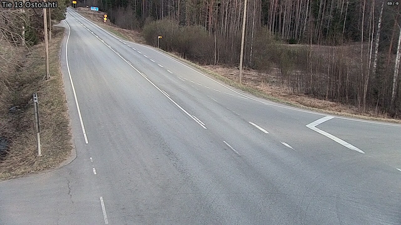 Weather Camera Image Road 13 Ostolahti, Mikkeli, Etelä-Savo