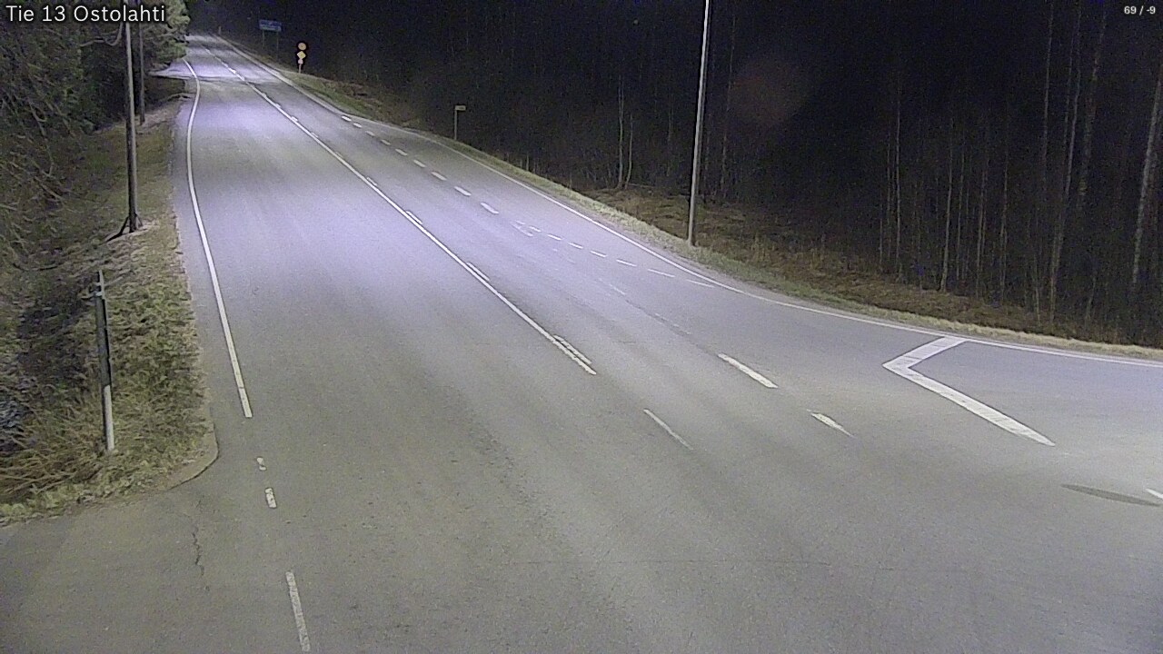 Weather Camera Image Road 13 Ostolahti, Mikkeli, Etelä-Savo