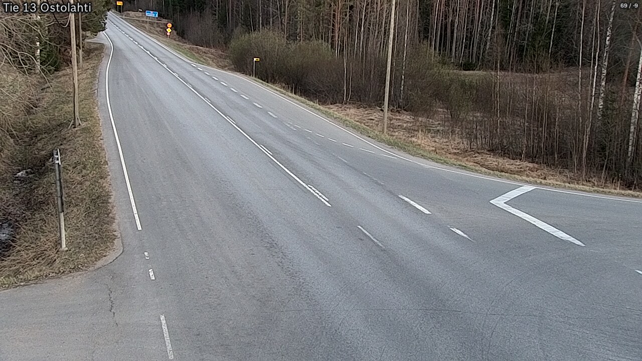 Weather Camera Image Road 13 Ostolahti, Mikkeli, Etelä-Savo
