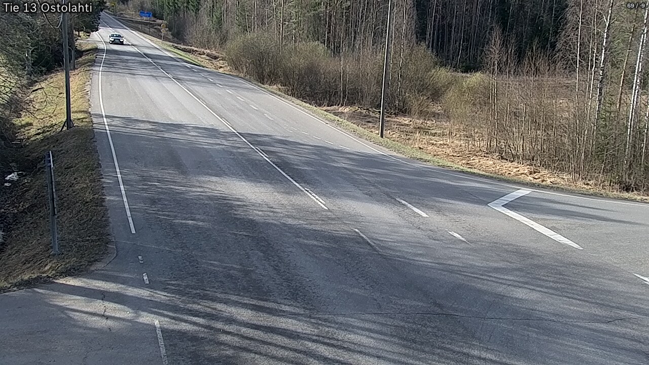 Weather Camera Image Road 13 Ostolahti, Mikkeli, Etelä-Savo