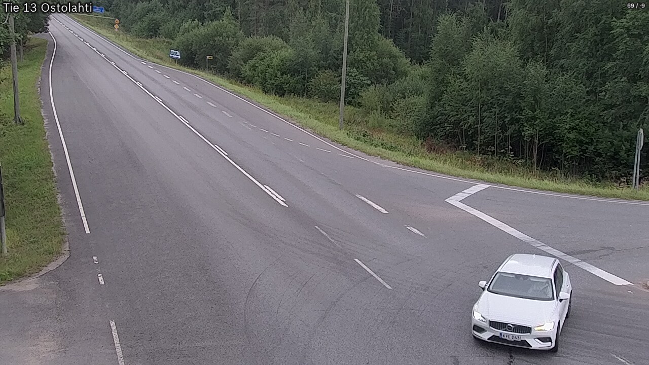 Weather Camera Image Väg 14 Ostolahti, Mikkeli, Etelä-Savo