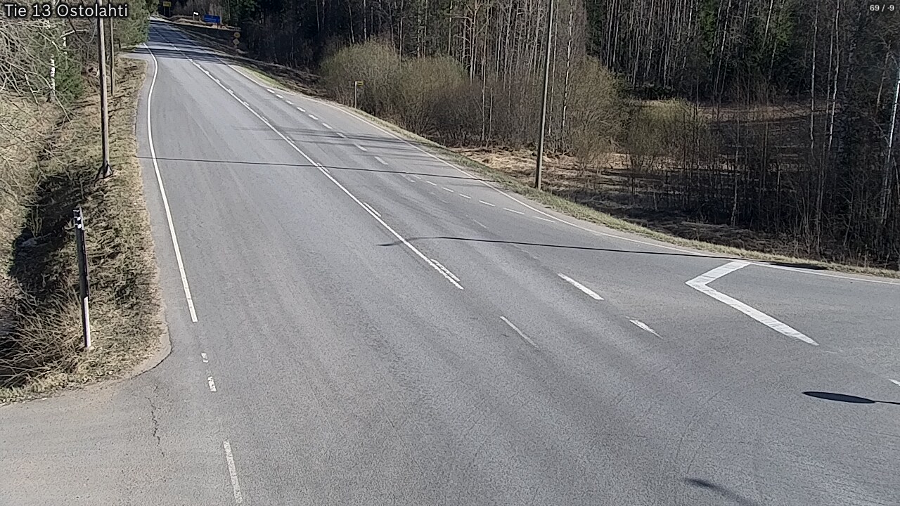 Weather Camera Image Road 13 Ostolahti, Mikkeli, Etelä-Savo