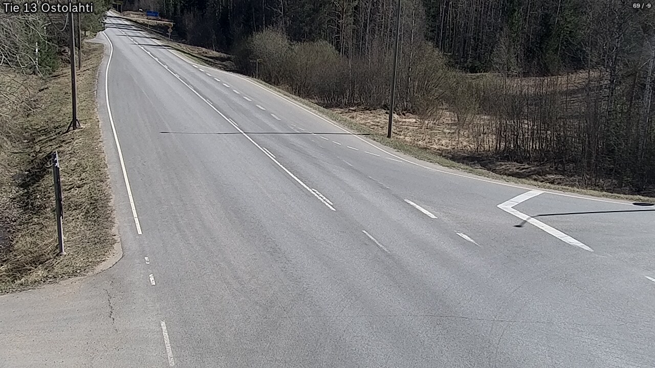 Weather Camera Image Road 13 Ostolahti, Mikkeli, Etelä-Savo