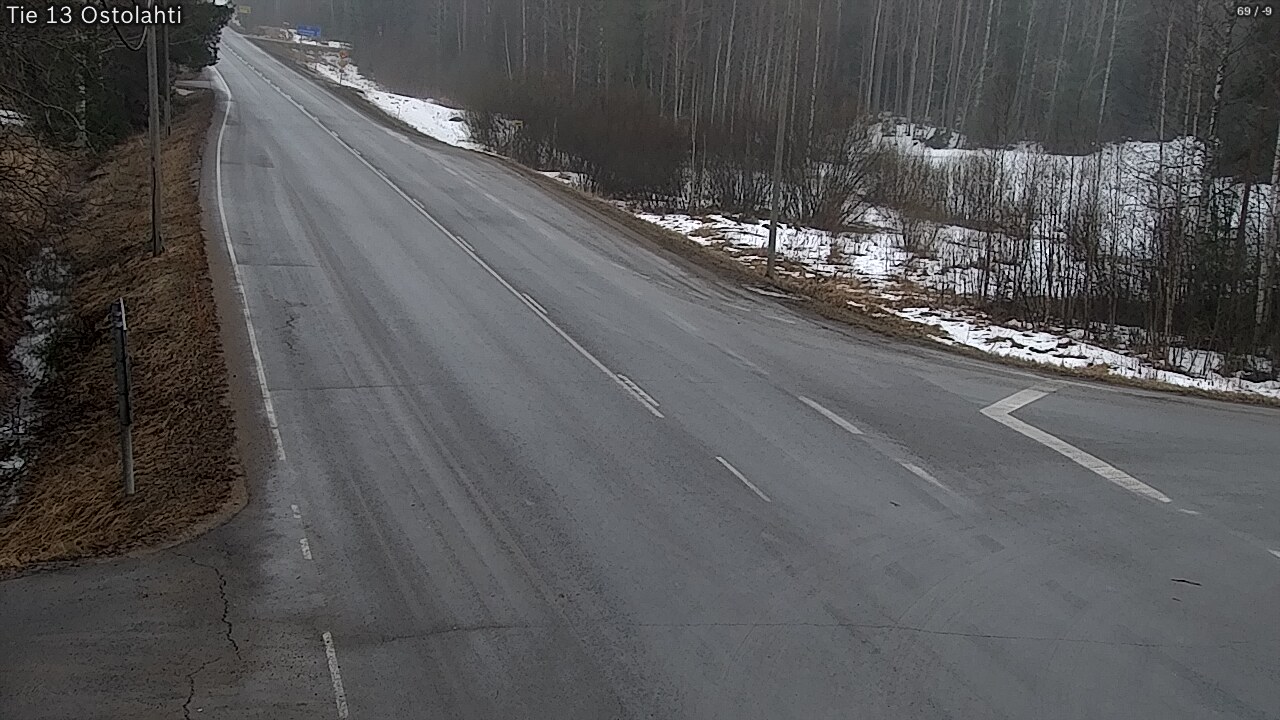 Weather Camera Image Road 13 Ostolahti, Mikkeli, Etelä-Savo