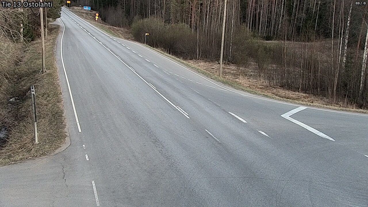 Weather Camera Image Road 13 Ostolahti, Mikkeli, Etelä-Savo