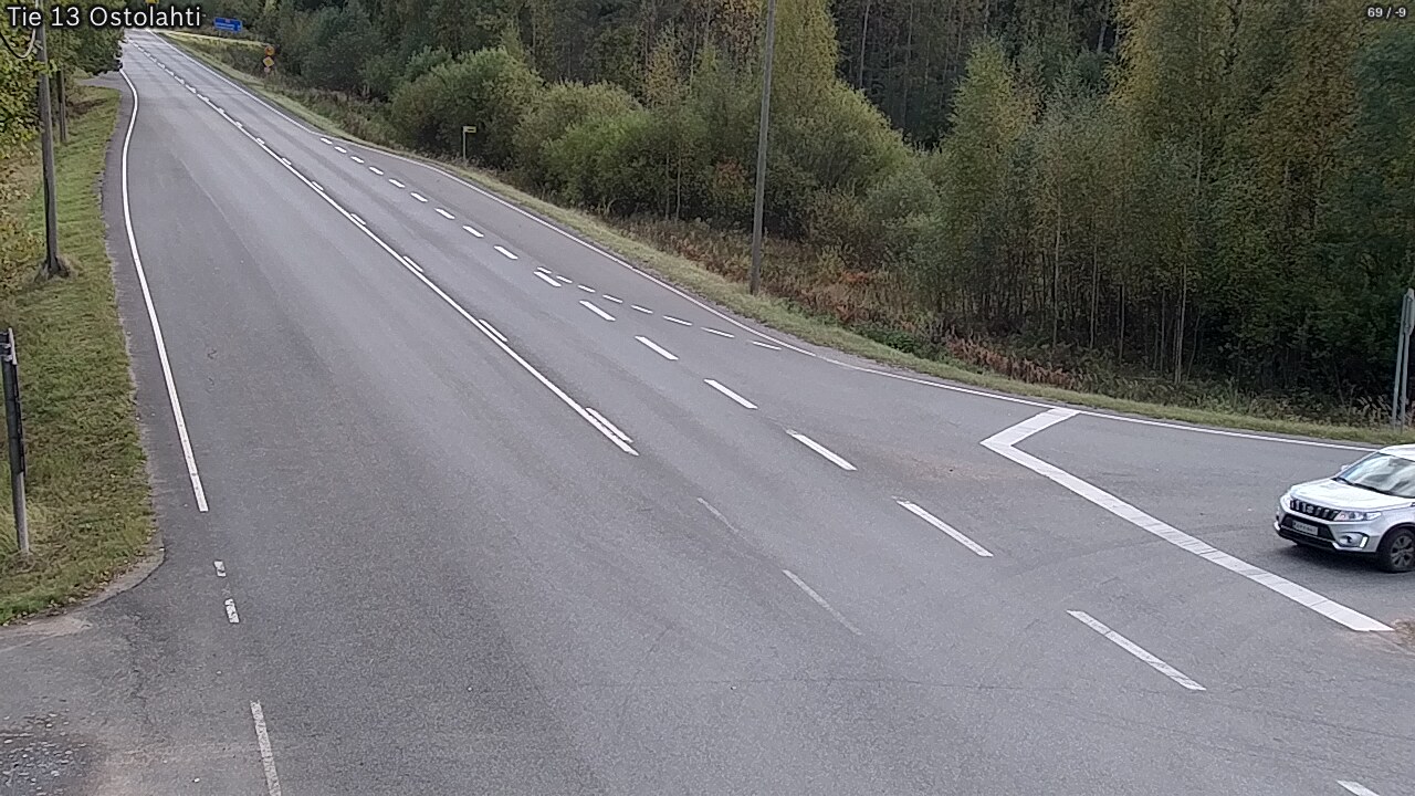 Weather Camera Image Road 13 Ostolahti, Mikkeli, Etelä-Savo
