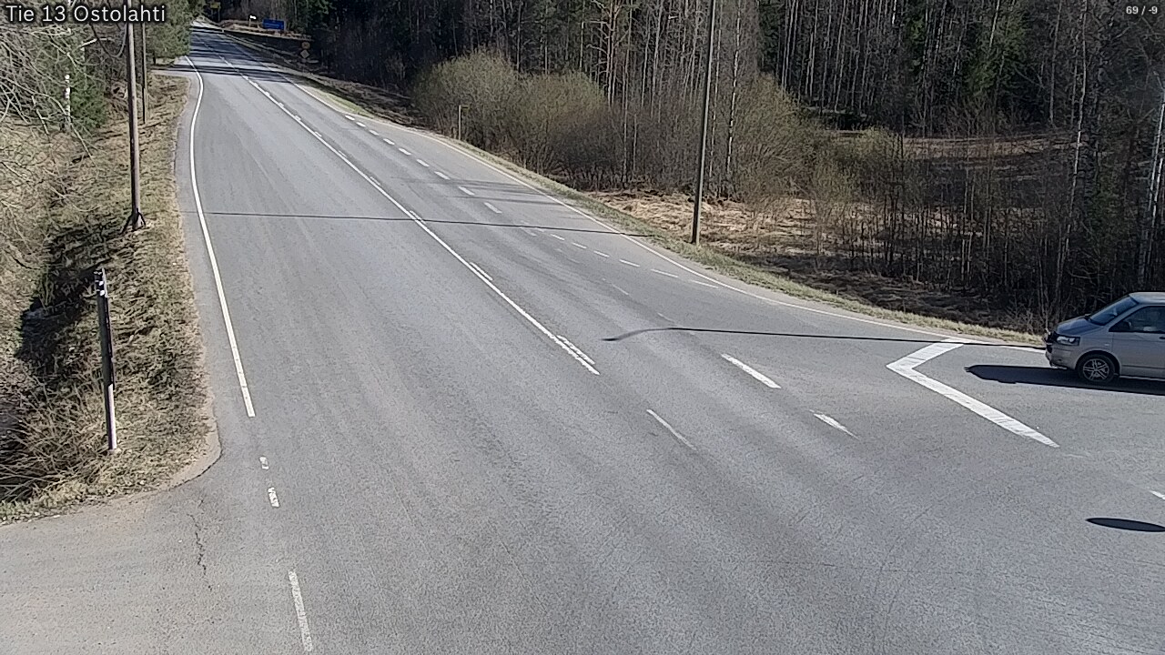 Weather Camera Image Road 13 Ostolahti, Mikkeli, Etelä-Savo