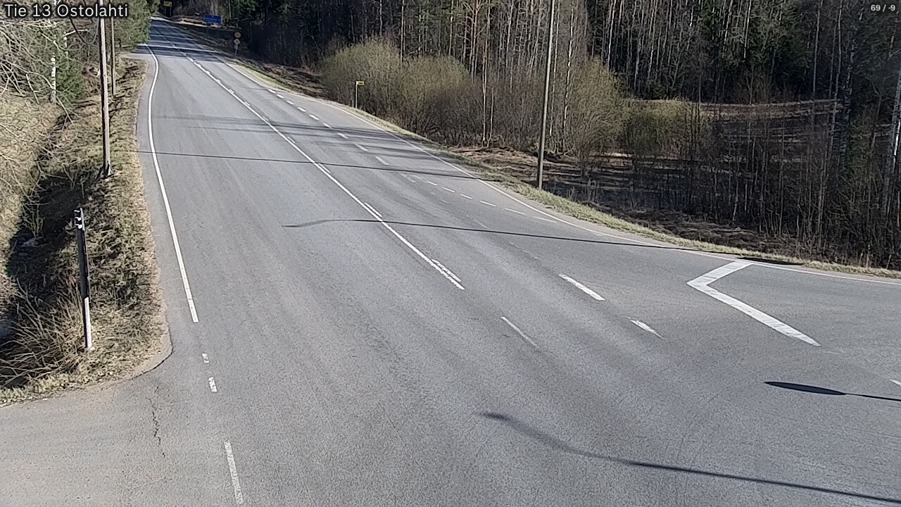 Weather Camera Image Road 13 Ostolahti, Mikkeli, Etelä-Savo