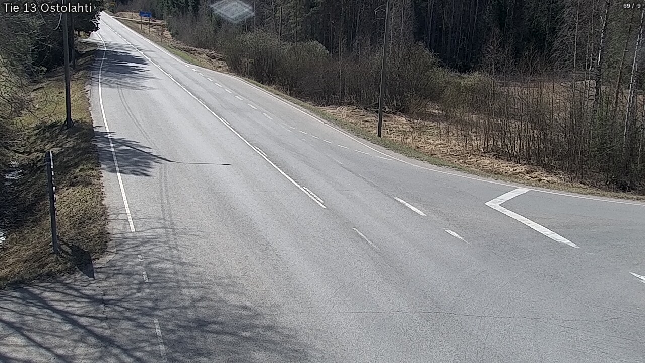 Weather Camera Image Road 13 Ostolahti, Mikkeli, Etelä-Savo