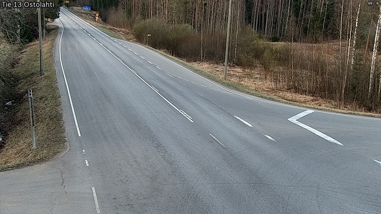 Weather Camera Image Road 13 Ostolahti, Mikkeli, Etelä-Savo