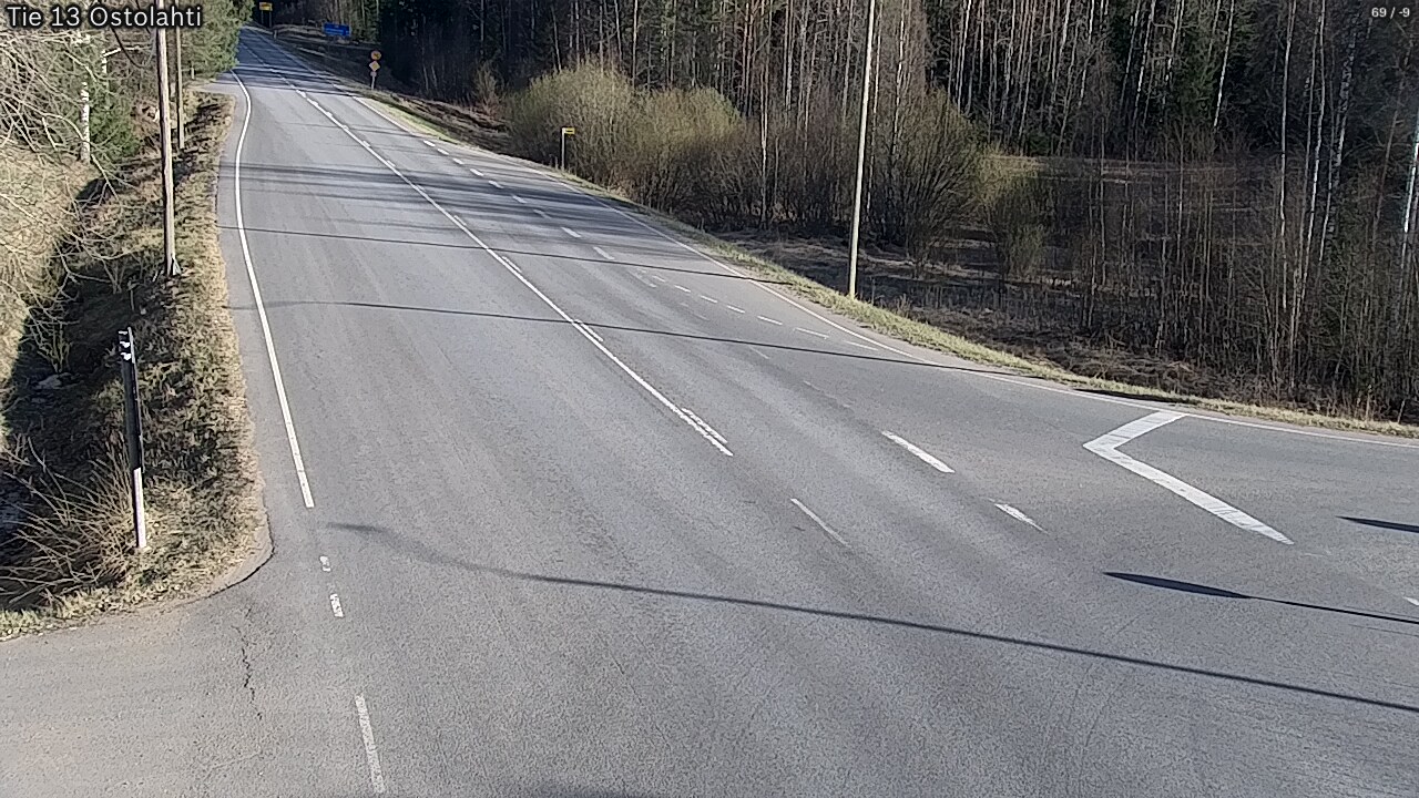 Weather Camera Image Road 13 Ostolahti, Mikkeli, Etelä-Savo