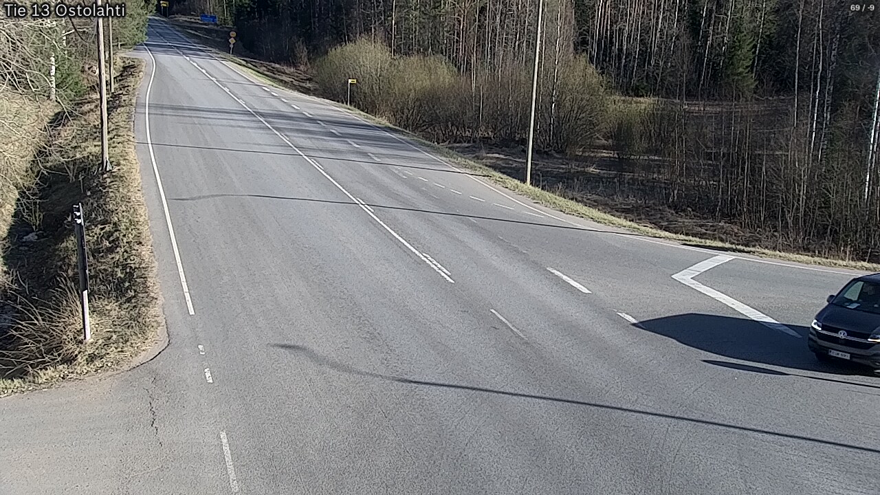 Weather Camera Image Road 13 Ostolahti, Mikkeli, Etelä-Savo