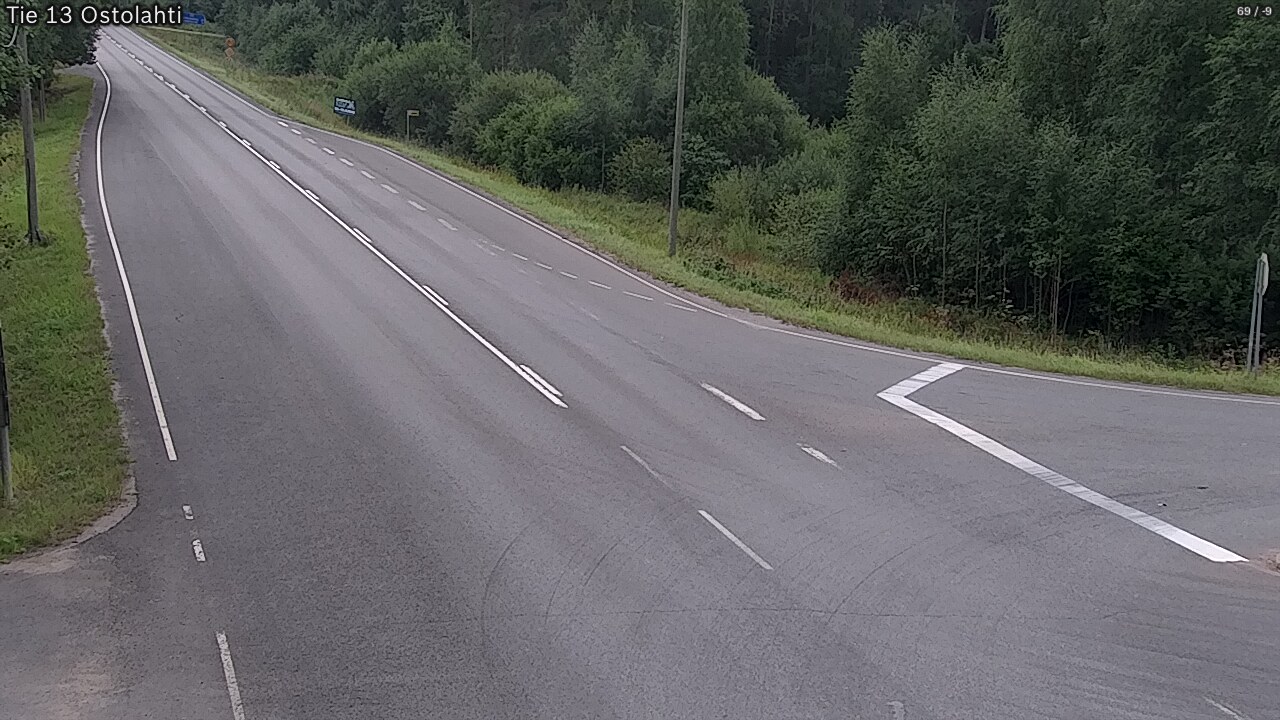 Weather Camera Image Väg 14 Ostolahti, Mikkeli, Etelä-Savo