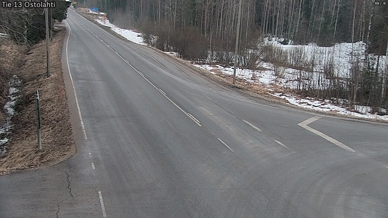 Weather Camera Image Väg 14 Ostolahti, Mikkeli, Etelä-Savo