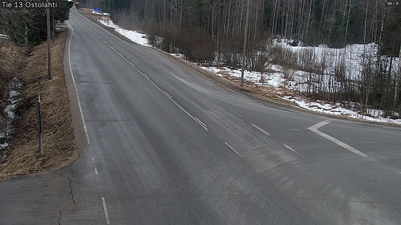Weather Camera Image Road 13 Ostolahti, Mikkeli, Etelä-Savo