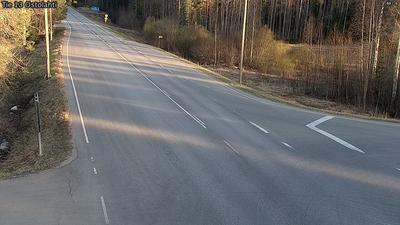 Weather Camera Image Road 13 Ostolahti, Mikkeli, Etelä-Savo