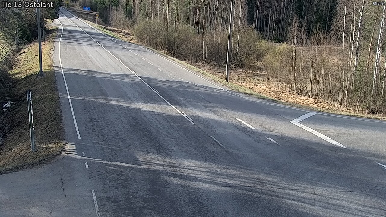 Weather Camera Image Road 13 Ostolahti, Mikkeli, Etelä-Savo