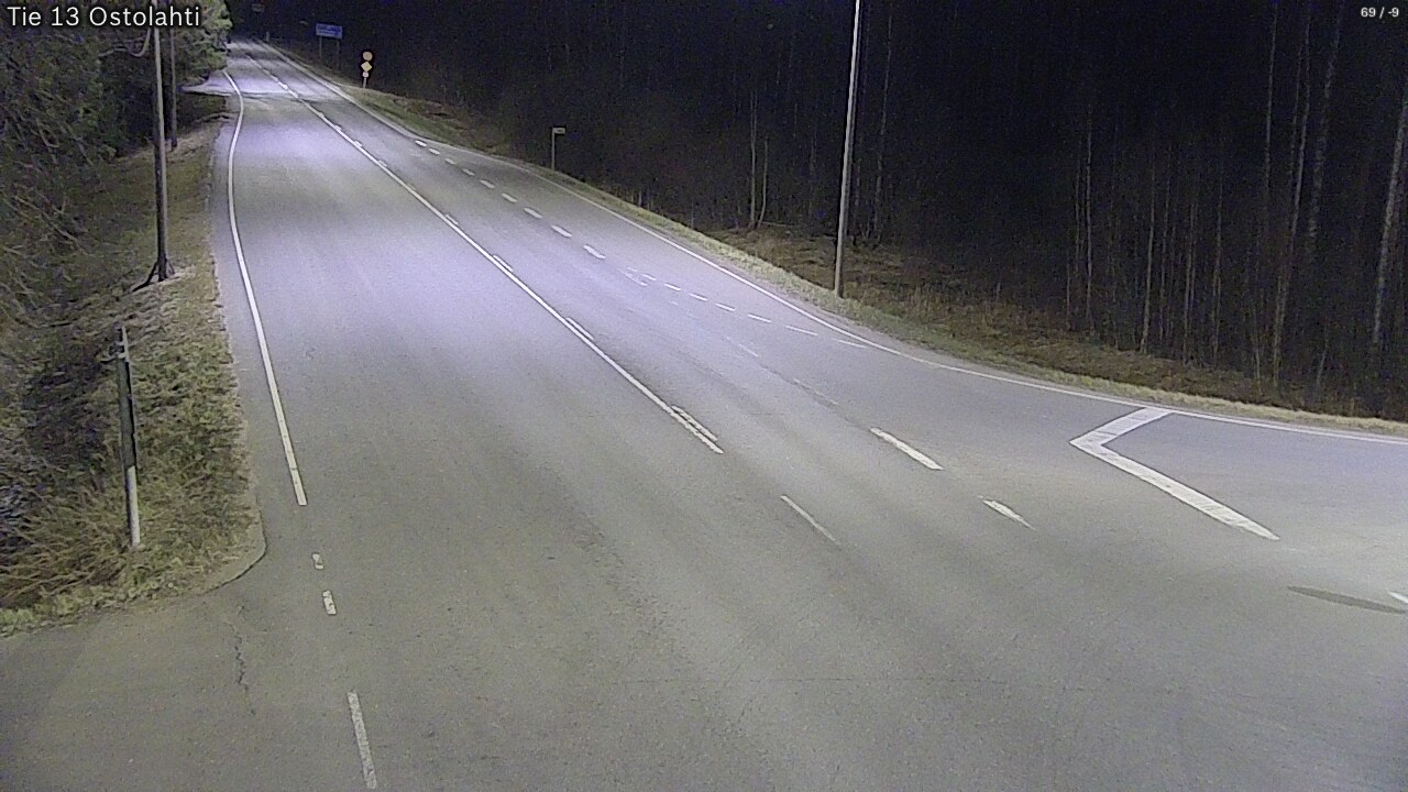 Weather Camera Image Road 13 Ostolahti, Mikkeli, Etelä-Savo