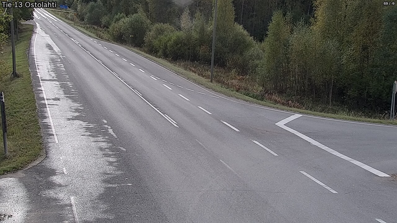 Weather Camera Image Road 13 Ostolahti, Mikkeli, Etelä-Savo