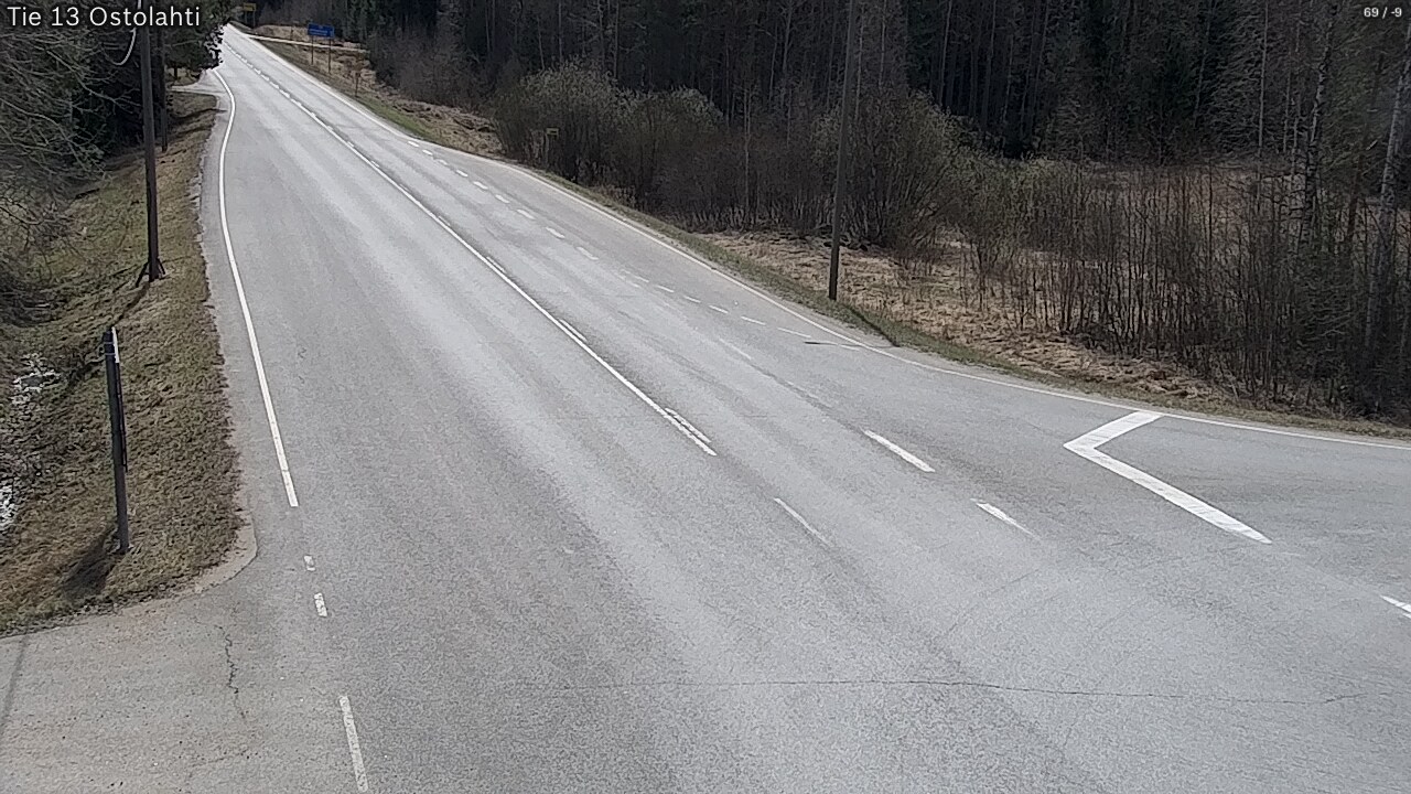 Weather Camera Image Road 13 Ostolahti, Mikkeli, Etelä-Savo