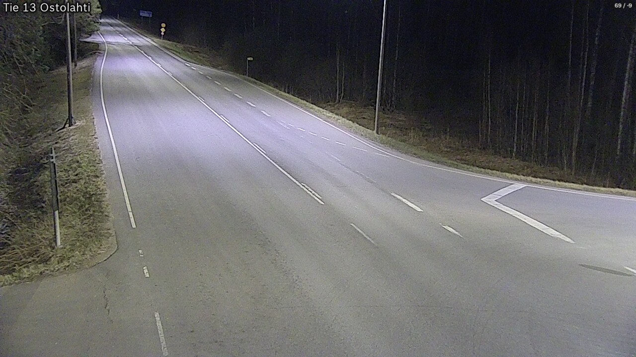 Weather Camera Image Road 13 Ostolahti, Mikkeli, Etelä-Savo