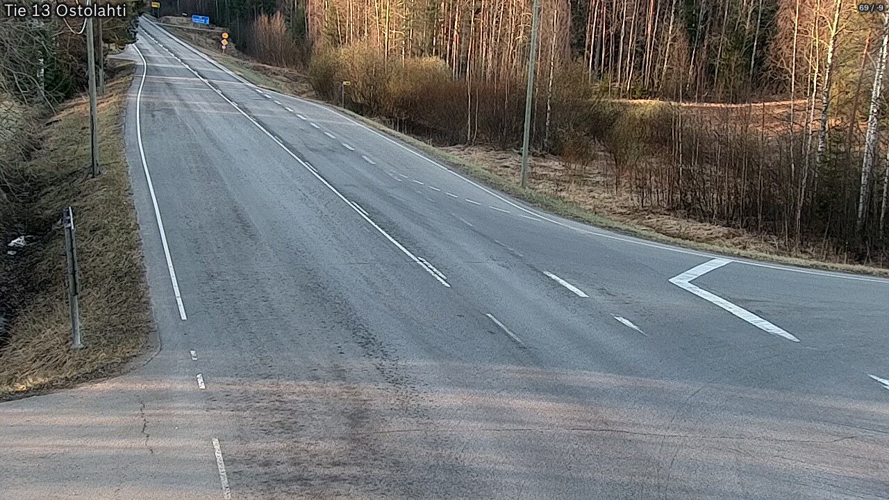 Weather Camera Image Road 13 Ostolahti, Mikkeli, Etelä-Savo