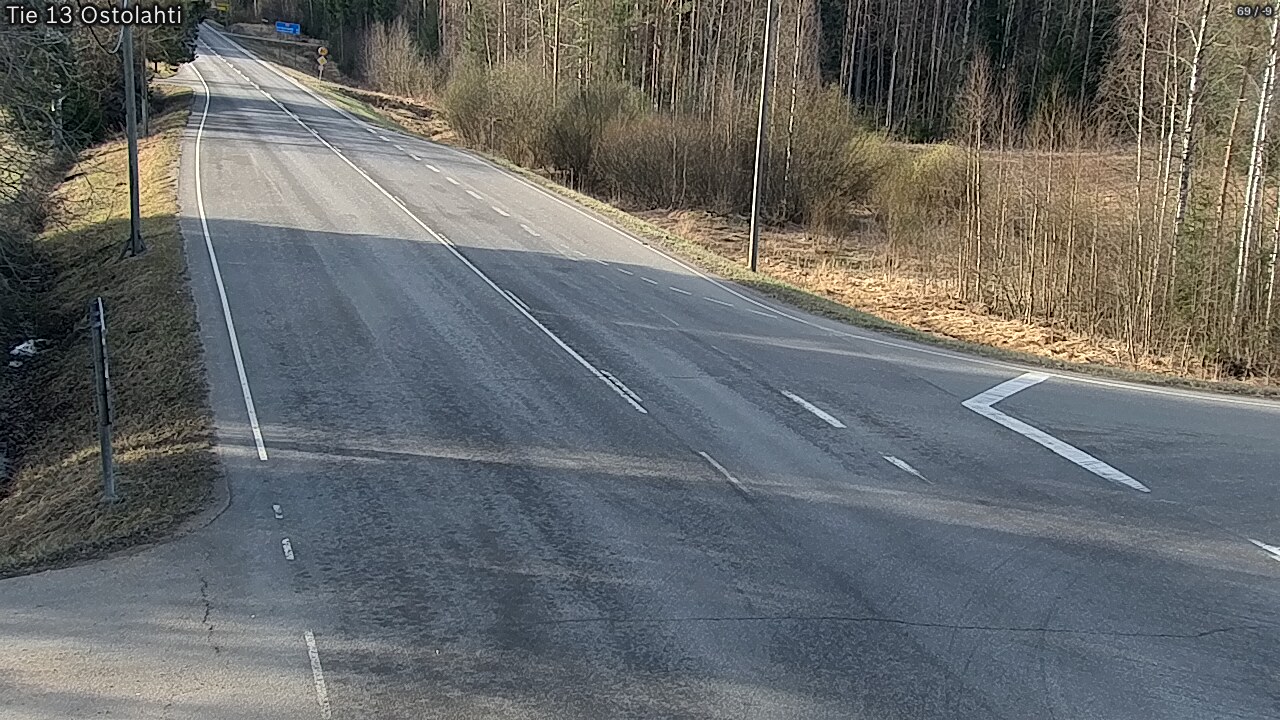 Weather Camera Image Road 13 Ostolahti, Mikkeli, Etelä-Savo