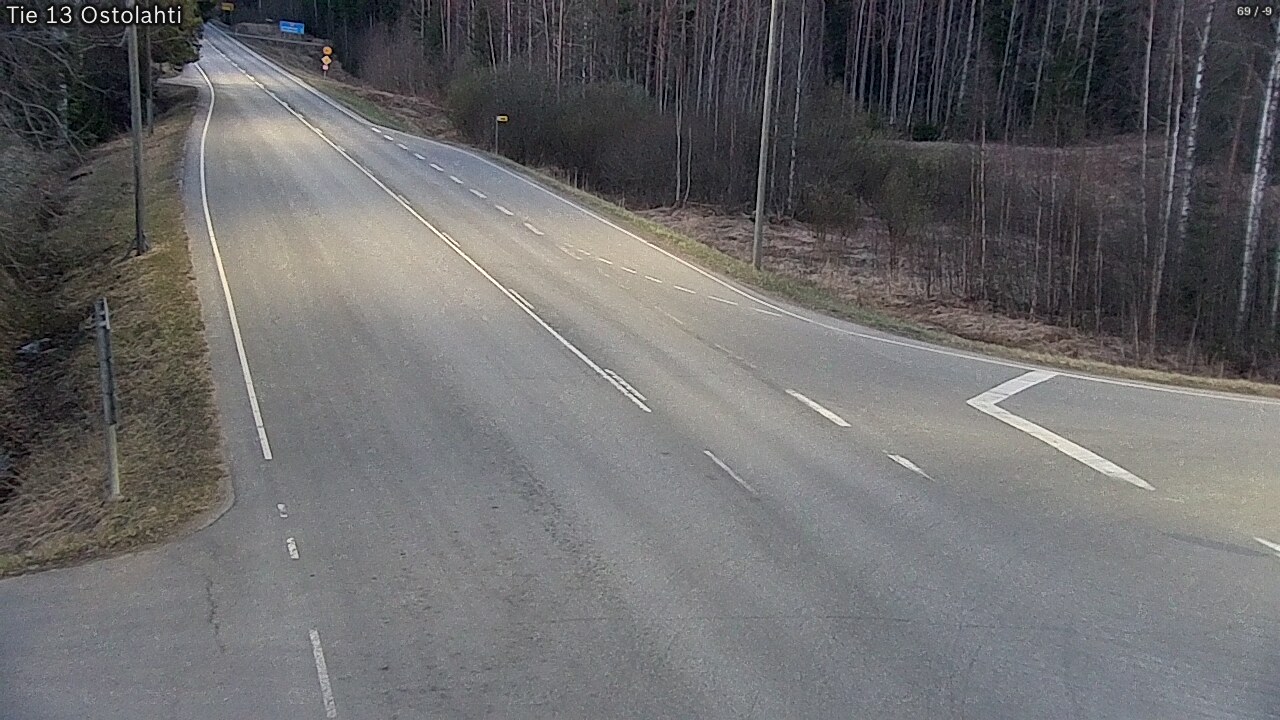 Weather Camera Image Väg 14 Ostolahti, Mikkeli, Etelä-Savo