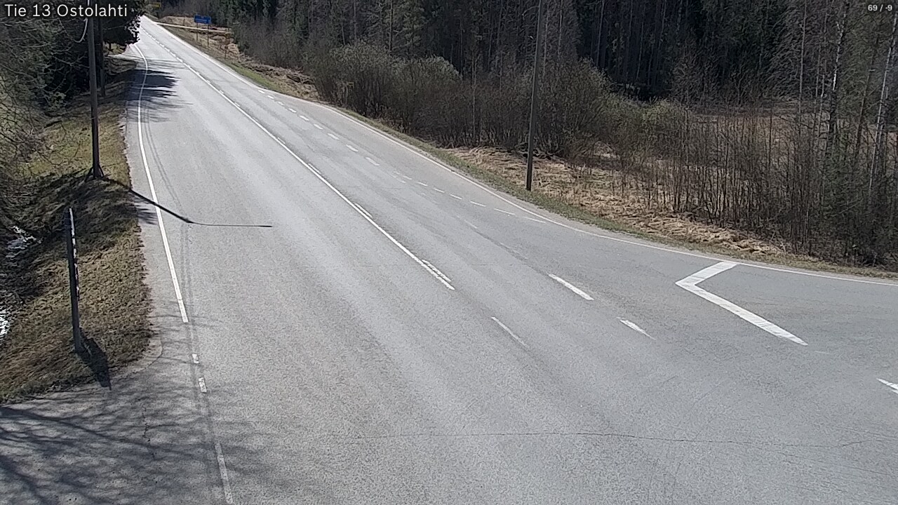 Weather Camera Image Road 13 Ostolahti, Mikkeli, Etelä-Savo
