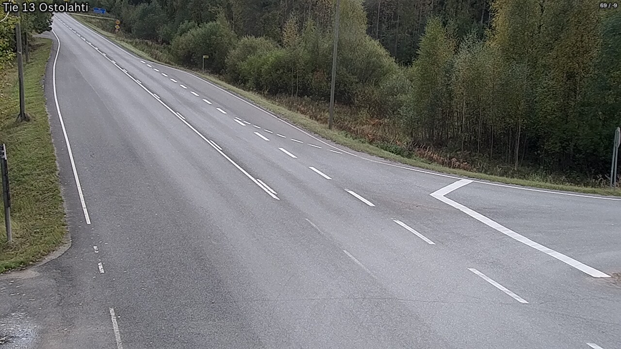 Weather Camera Image Road 13 Ostolahti, Mikkeli, Etelä-Savo