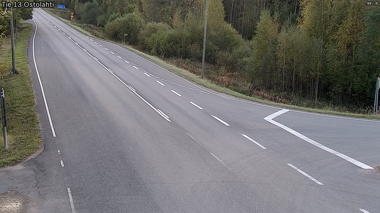 Weather Camera Image Road 13 Ostolahti, Mikkeli, Etelä-Savo